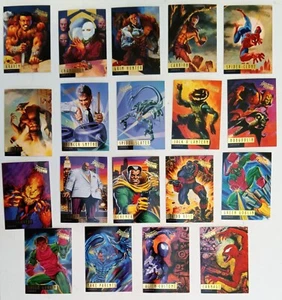 1995 Marvel Fleer Ultra Spiderman Legacy conjunto de 19: 64-69, 70-71, 73-82, 84 - Imagen 1 de 6