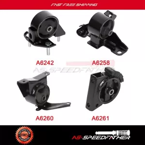 For 1993-1997 Toyota Corolla 1.6L Engine & Trans Mount For Auto Trans (4pc Set) - Bild 1 von 6