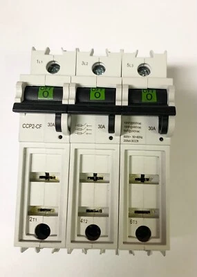 EATON BUSSMANN CCP2 3 30CF 30 AMP 3 Pole CCP2-CF 600 VAC open Type Switch