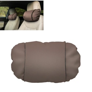 Car Seat Headrest Pillow Neck Pillow Head Neck Rest Support Cushion Memory Brown - Picture 1 of 15
