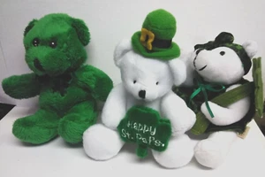 2 - Dan Dee Collectors Choice Trébol Trébol Peluche Osos Día de San Patricio Verde - Imagen 1 de 10