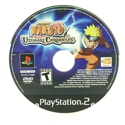 Naruto Uzumaki Chronicles (2006)  PlayStation 2 Game  Disc Only  Play Tested - Image 1 of 4