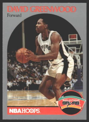 David Greenwood #433 1990-91 Hoops San Antonio Spurs - Image 1 of 2