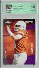 Quinn Ewers 2022 Leaf HYPE! #91 Purple SP, Just 10 Made Rookie Card PGI 10