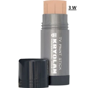 Kryolan Professional Make-Up TV Paint Stick, 0.88 oz. SHADE - 3W, New In Box - Picture 1 of 7