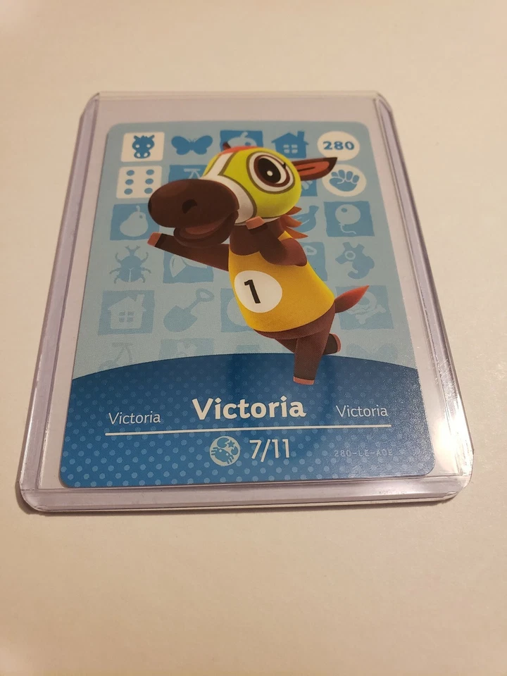 !SUPER VENDA! Victoria # 280 Animal Crossing Amiibo Card Horizon Series 3 Estado perfeito!!! - Imagem 1 de 1