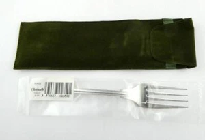 Christofle Chinon Sterling Silver Individual Salad Fork in Packaging with Bag - Picture 1 of 11