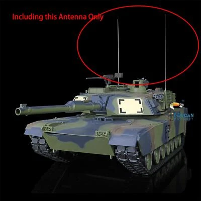 Metal Common Parts Antenna for 1/16 RC Tank HengLong German Tiger I M4A3 Sherman - image 1 of 4
