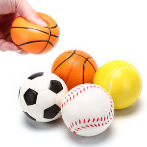 hand football exercise soft elastic squeeze stress reliever ball massage toys.