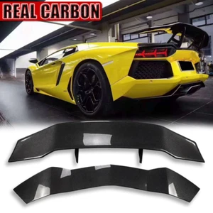 Carbon Fiber Rear Trunk Spoiler Wing For Lamborghini Aventador LP700 LP720 18-21 - Picture 1 of 14