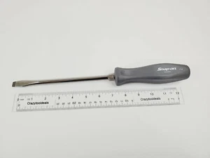 Snap On Tools New SDD8ADT Flat Tip Screwdriver Hard Handle Dark Titanium Gray - Picture 1 of 12