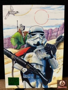 2018 Topps Star Wars Galaxy New Visions Tatooine Troopers Green Foil #29 - Picture 1 of 3