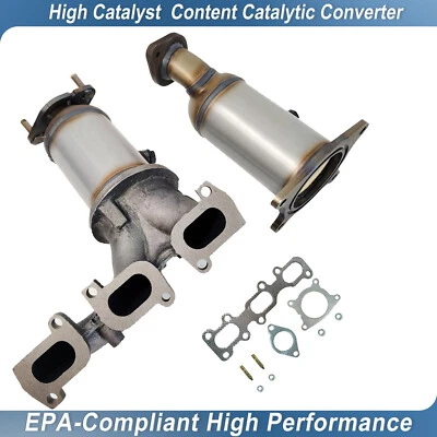 2X For Ford Explorer 2011-2012 / Ford Edge 2011-2014 3.5L Catalytic Converter - Image 1 of 4