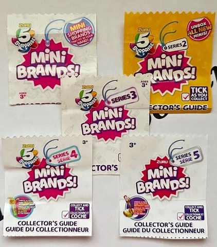 Zuru Mini Brands SERIES 1, 2, 3, 4, 5 & GOLD RUSH  Choose The Ones You Need Cover