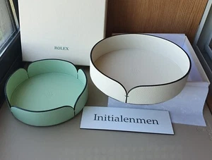 ROLEX 2 x TRAY set LEATHER 100% authentic NEW IN BOX WATCHES & WONDERS dealer P - Picture 1 of 16