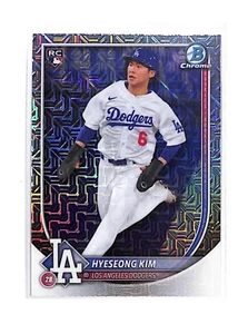 Hyeseong Kim 2025 Bowman Chrome Mega Mojo Refractor RC #91 Rookie - Picture 1 of 2