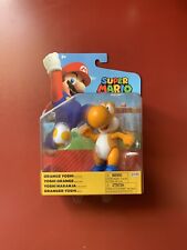 Nintendo Super Mario - ORANGE YOSHI with Egg 4” Figure (Jakks Pacific, 2021)