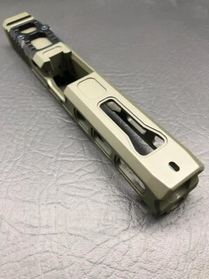 LEO PRECISION For Glock 17 custom Slide gen1-3 NEW cerakote upper stripped OD Green