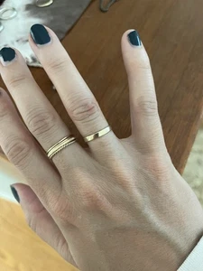 Catbird 14k Solid Yellow Gold Tomboy Ring Sz 5 - Picture 1 of 6