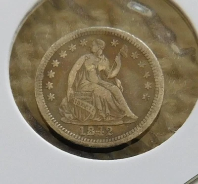1842 Silver Half Dime - Image 1 of 2