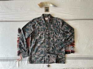 Levi’s US Army Shirt M Frog Camo Rare Military Green Excellent 46” Free Post UK - Picture 1 of 15
