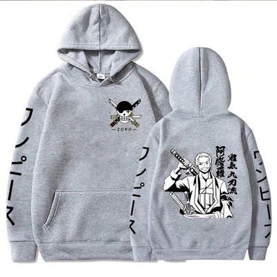 Sudadera con capucha inspirada en el anime - Impresión de póster buscado, una pieza - Diseño inspirado, unisex S Foto 1 de 4