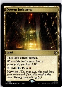 Oscorp Industries R Marvel's Spider-Man 182 Magic The Gathering - Picture 1 of 2