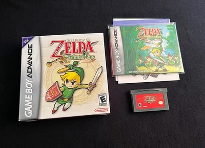 The Legend of Zelda: The Minish Cap Game Boy Advance GBA Complete CIB Authentic - Image 1 of 4