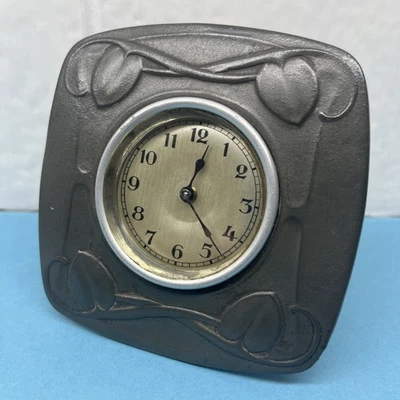 Liberty & Co Tudric Pewter Clock by Archibald Knox Arts and Crafts Working - Image 1 of 4