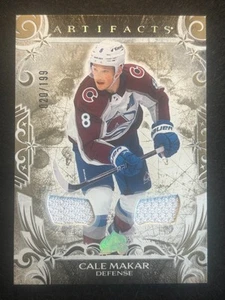 2024-25 Upper Deck Artefatti - Stelle Cale Makar #148 Materiale Oro /199 (MEM) - Foto 1 di 2