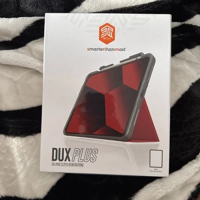 STM Dux Plus Folio Case for iPad 10th Gen 2022 Lightweight Red STM-222-387KX-02 - Image 1 of 2