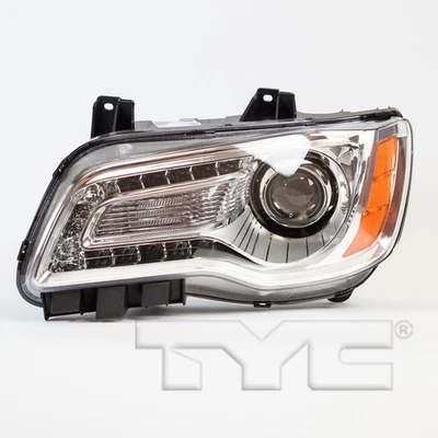 Halogen Headlight Lamp for 11-14 Chrysler 300 Chrome Bezel Left Driver CAPA - Image 1 of 4