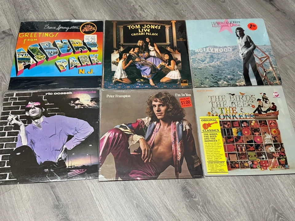 Lot of 6 SEALED good  Pop & Rock  vinyl record albums     -  good stuff  LOT A13 Foto 1 de 1