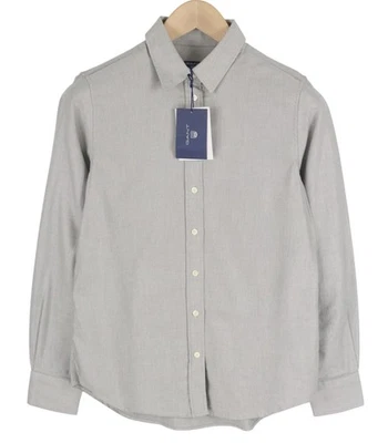GANT TP Melange Flannel WOMENS Shirt EU34 Grey Button-Up Spread Collar      - Image 1 of 4