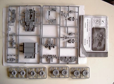 #D663 Warhammer 40K Ork War Trukk Buggy Gorkamorka ungebaut GW 1990er - Bild 1 von 4