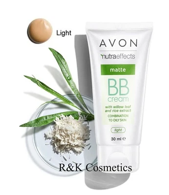 AVON 5 IN 1 BB CREAM NUTRA EFFECT MATTE SHADE LIGHT COMBINATION OILY SKIN - NEW - Image 1 of 4
