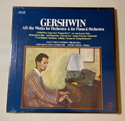 GERSHWIN Works for Orchestra & Piano - VOX 3LP SVBX 5132 ~ NEW SEALED Vinyl - Image 1 of 4