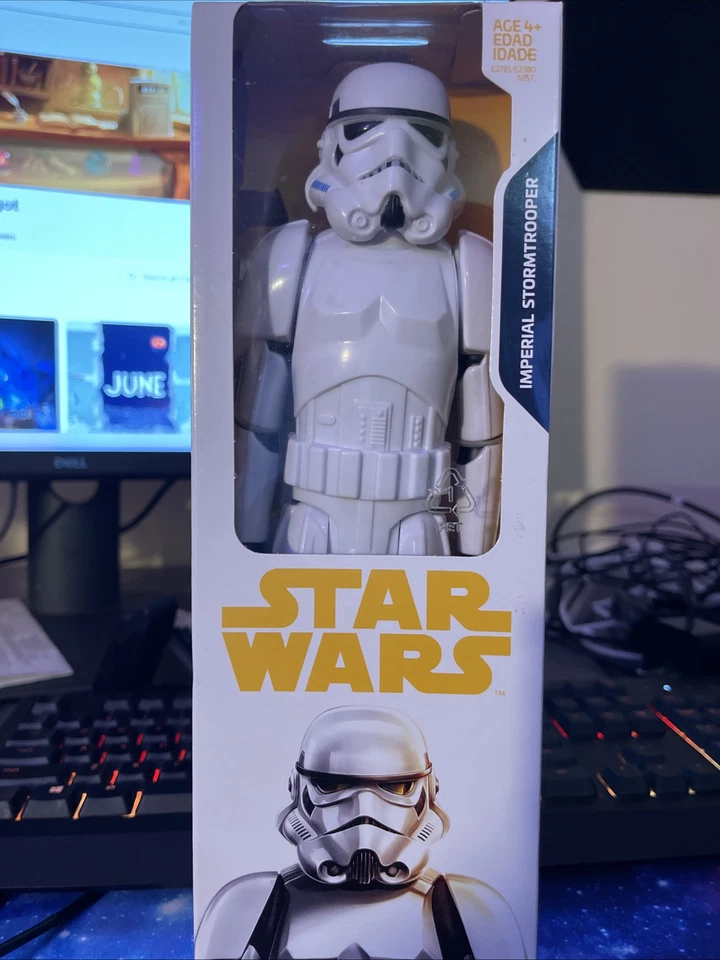DISNEY HASBRO STAR WARS 12" IMPERIAL STORMTROOPER SOLO TITAN HERO E2781/E2380 - Image 1 of 1
