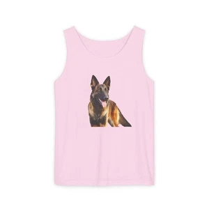 Schapendoes - Dutch Sheepdog - Unisex Relaxed Fit Garment-Dyed Tank Top - Picture 1 of 8