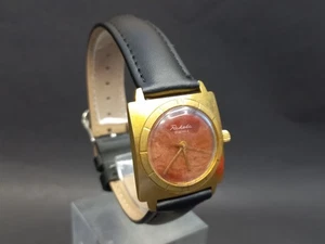 Soviet Vintage Wrist Watch Raketa Jasper Stone Dial, Mechanical Watch USSR - Picture 1 of 10