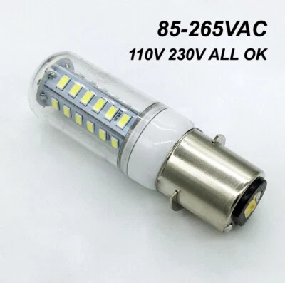 (4pcs) P28S LED Marine Light Bulb 10-30V or 85-265V White 6000K 6W Lamp Bulb CE - Image 1 of 4