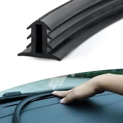 Tira de sellado de sonido de goma universal tipo U para automóvil bordes de tablero de instrumentos tiras de sellado Foto 1 de 4
