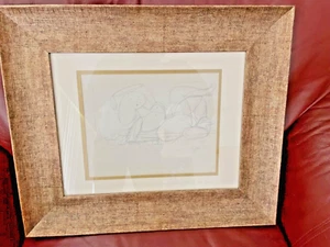 Original Bleistiftzeichnung von Garth Williams (1912-1996) bekannte Buchillustratorin - Bild 1 von 5