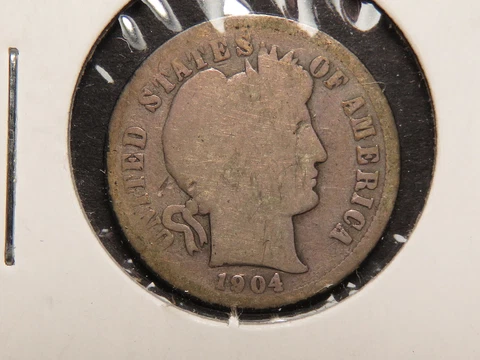 1904-S Barber Dime Cover