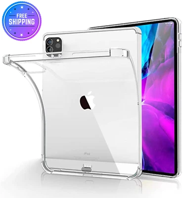 Case for iPad Pro 12.9 inch Case 2021 (5th Gen) Clear Shock Absorbing Flexible - Image 1 of 4
