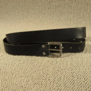 Cinturón Cuero Talla 46 XXL Negro Sólido C&A Vintage 6717 - Imagen 1 de 11