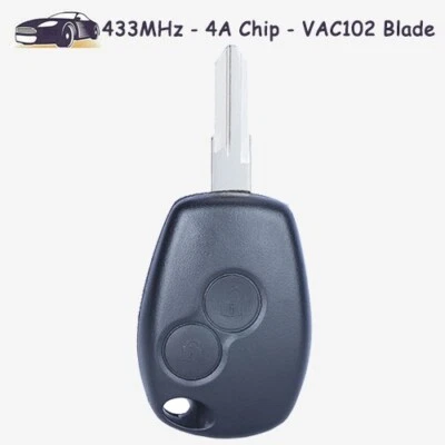 Remote Key Fob 433MHz PCF7961M Chip VAC102 Blade for Renault Logan II Sandero II Foto 1 de 4