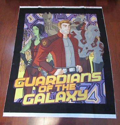 ПАНЕЛЬ MARVEL GUARDIANS OF THE GALAXY BANDS ALL HERE 100% ХЛОПОК ТКАНЬ 36 дюймов x 44 дюйма - Изображение 1 из 4