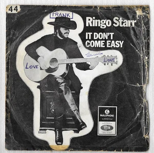 RINGO STAR-  IT DONT COME EASY- Vinyl Record single used VERY GOOD! - Picture 1 of 4