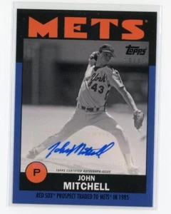 John Mitchell 2021 Topps Once Upon A Time In Queens Auto Autograph #'d 10/49 - Picture 1 of 2